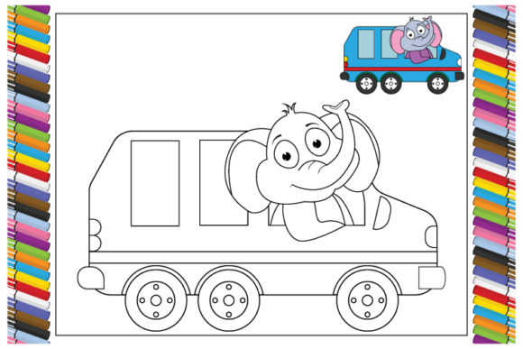 Bring Playful Charm to Projects with Coloring Elephant