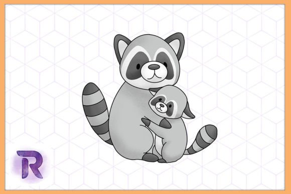 Celebrate Mother's Day with the Charming Racoon Mama Design