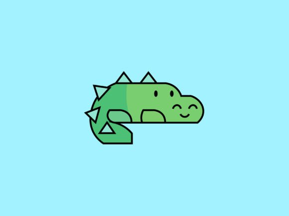 Kawaii Animal Crocodile Icon: A Fresh Take on Adorable Design