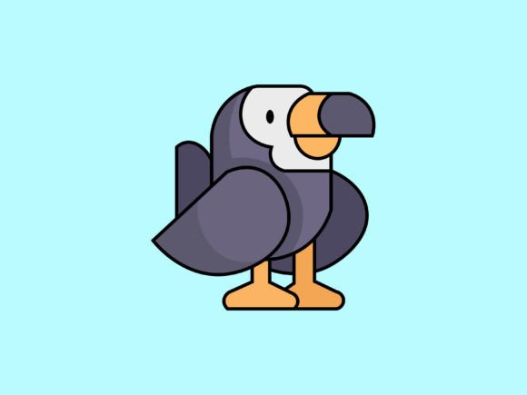 Kawaii Animal Toucan Icon: More Than Just a Cute Face