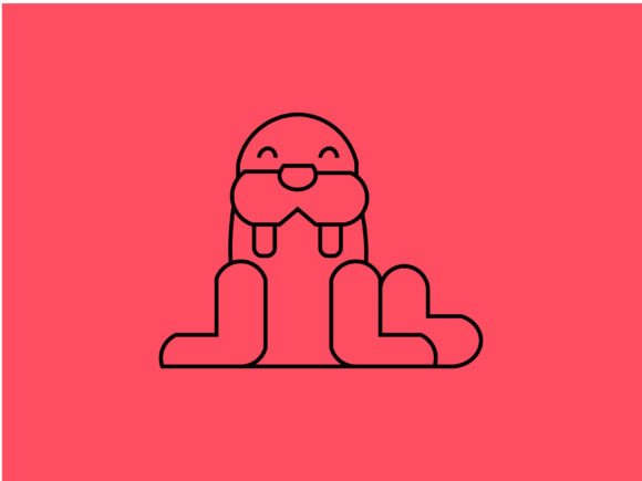 Kawaii Animal Walrus Line Background: A Designer’s Guide