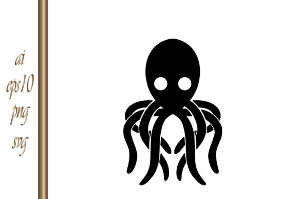 Unveiling the Underwater Oktopus Animal Sea Vector