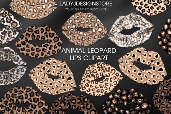 Wildly Creative: Using Leopard Animal Lips Clip Art in Modern Design